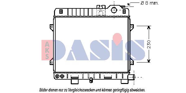 AKS DASIS Radiators, Motora dzesēšanas sistēma 051400N